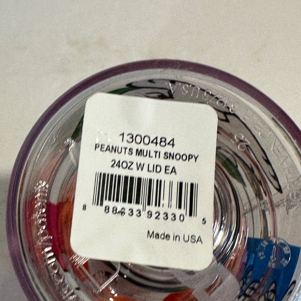 Tervis Peanuts Snoopy/Joe Cool Double Walled 24oz Tumbler W/LID NEW - Picture 7 of 11